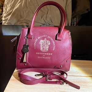 Gryffindor Burgundy Handbag with Shoulder Strap